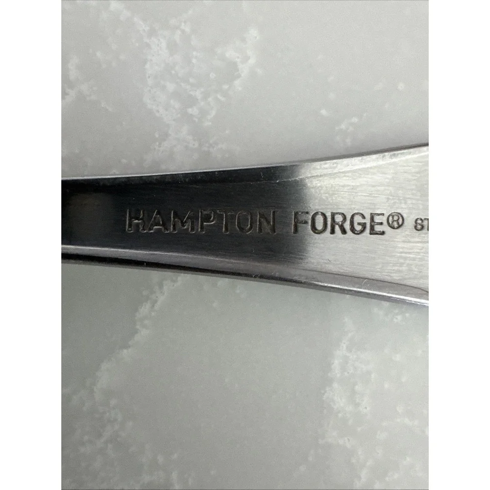 Hampton‎ Forge Bristol Satin Finish Deco Flatware Set 62Pieces Fork Knives Spoon
